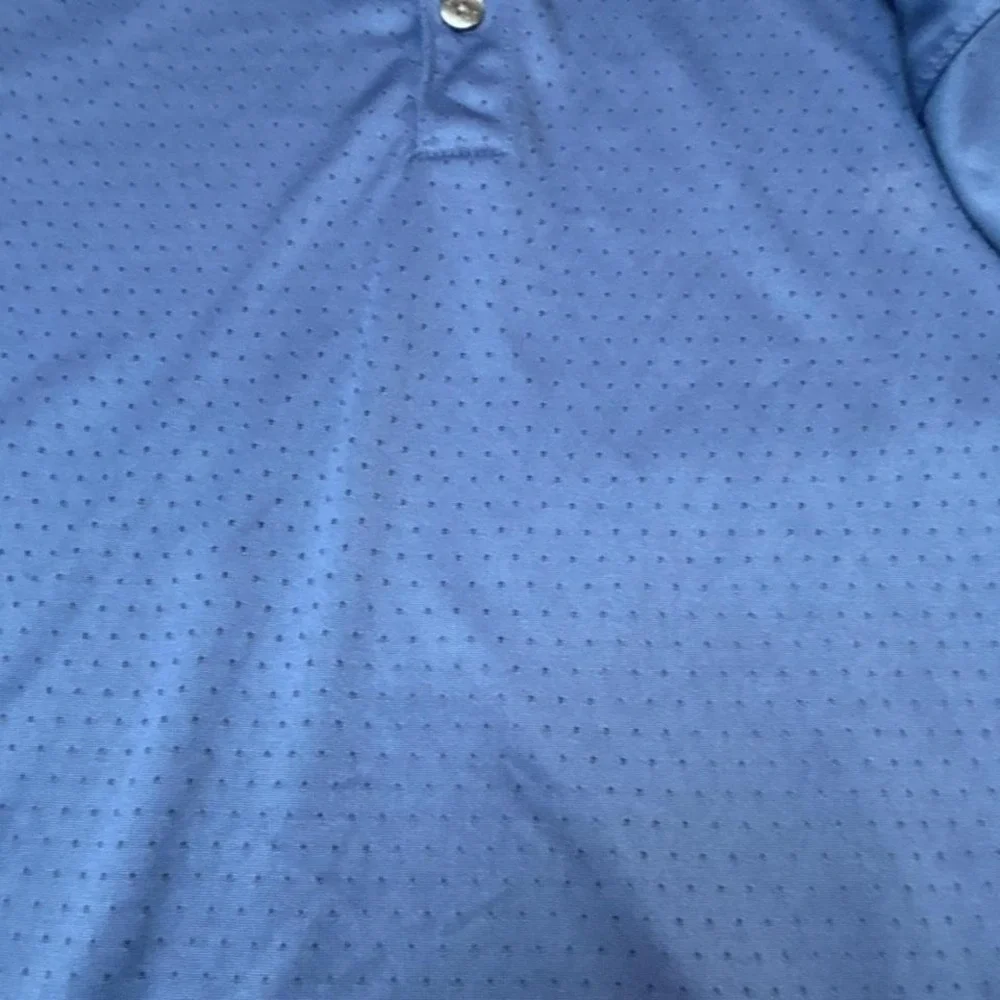Nike Dri-FIT Golf Polo‎ Blue Short Sleeve Performance Size XL Active Stretch